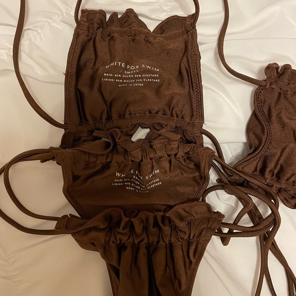 White Fox Boutique brown bikini - Picture 2 of 3